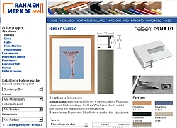 Bilderrahmen und Nielsen Rahmen bei Rahmenwerk Köln